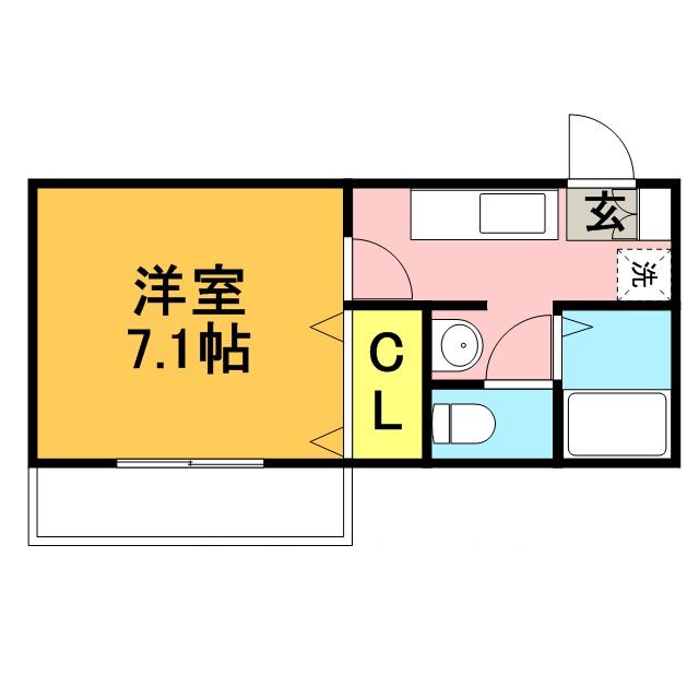 アリビラ和白東 間取り（1階3・4号タイプ）
