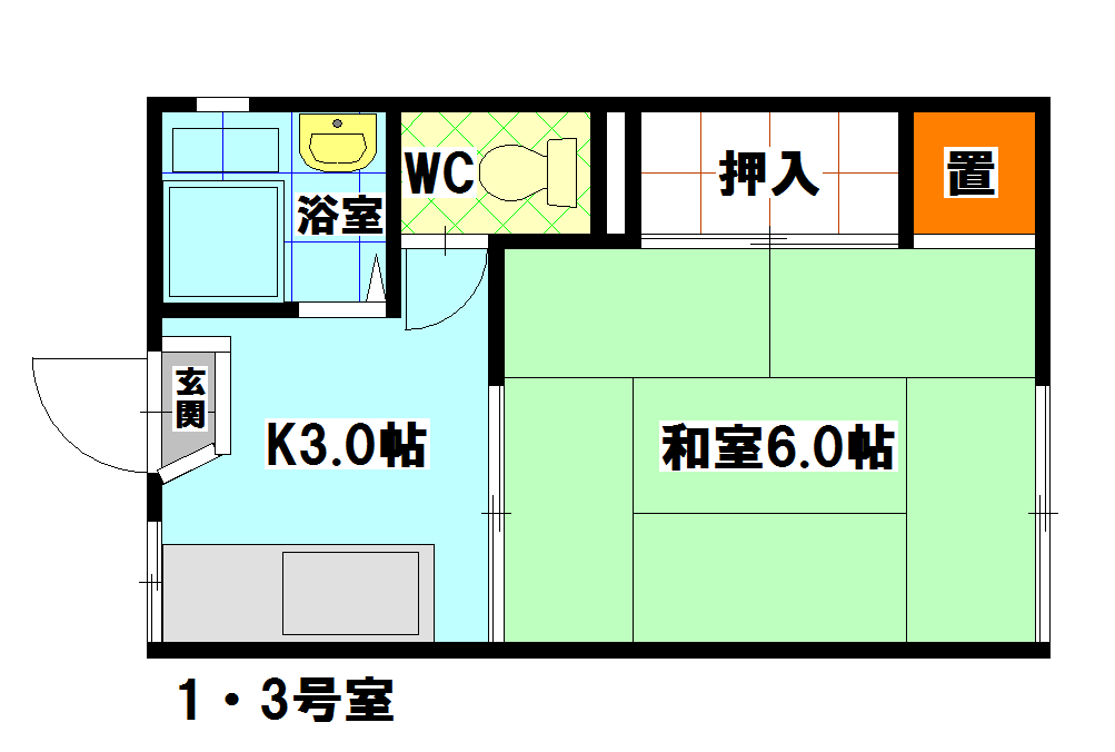 キャラマスハイツ 間取り