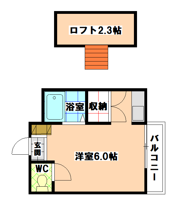 サクセスハイツ 間取り