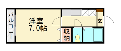 コンフォルドＭ1 間取り