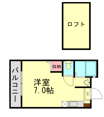 キャンパスビュー駅東 間取り