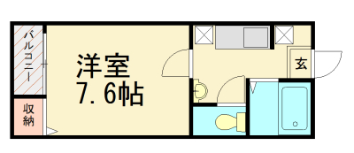 プランドール福工大前 間取り