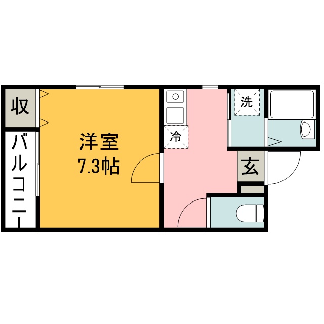 リブレア和白丘A・B 間取り（A棟101の間取り）