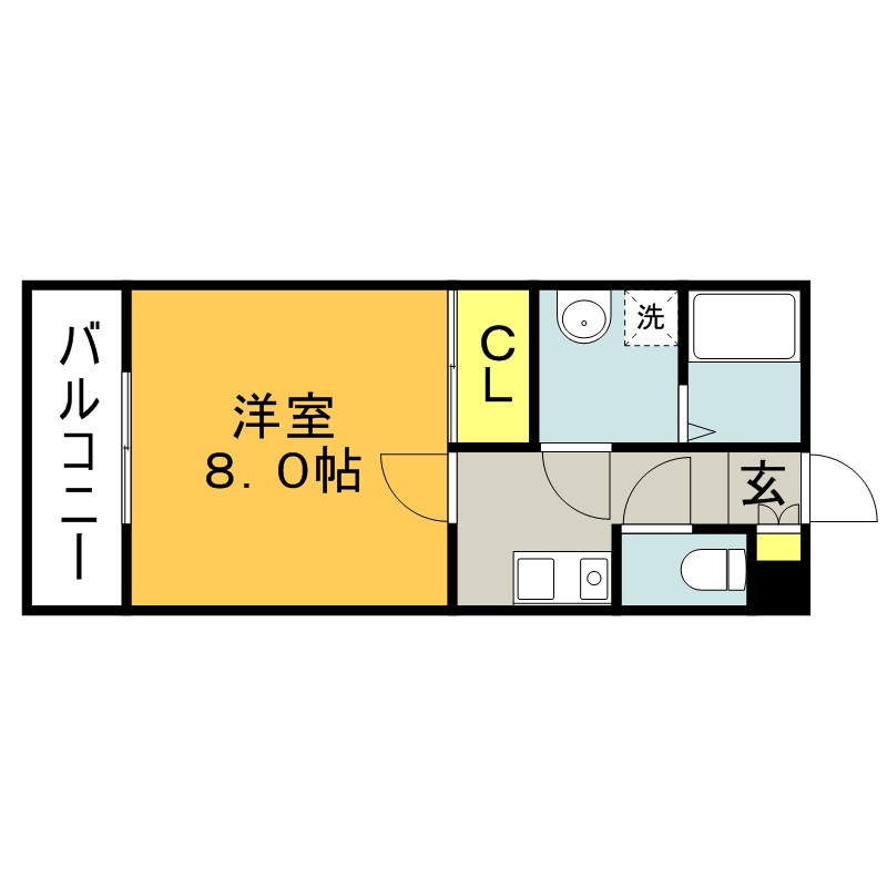 カーサボニータ和白東Ⅰ・Ⅱ 間取り