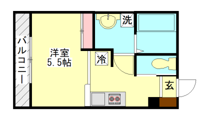 Aquaｍama和白東 1F間取り