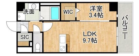 ラルヴェール和白駅前 間取り